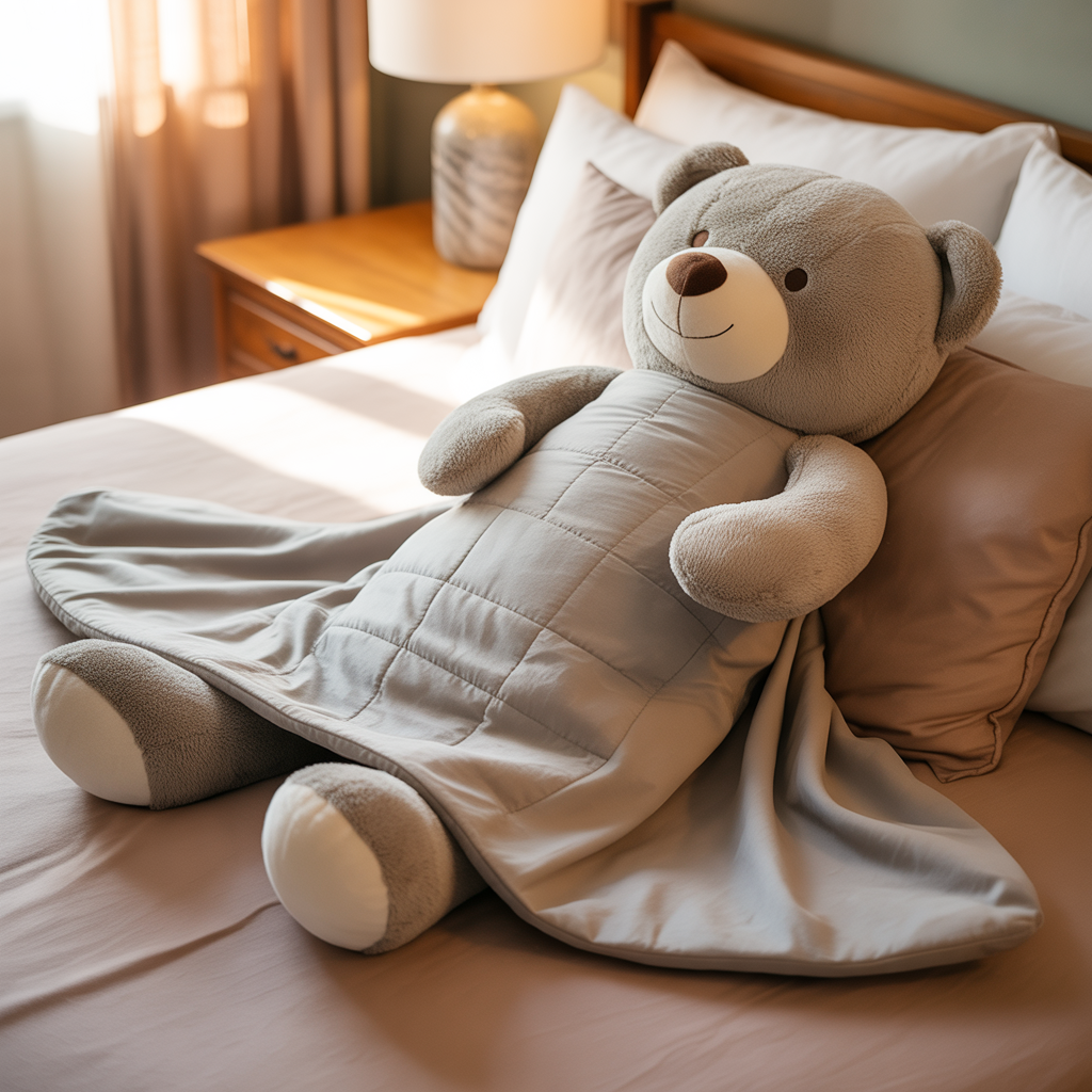 Großes beschwertes Kuscheltier zum Halten und Umarmen