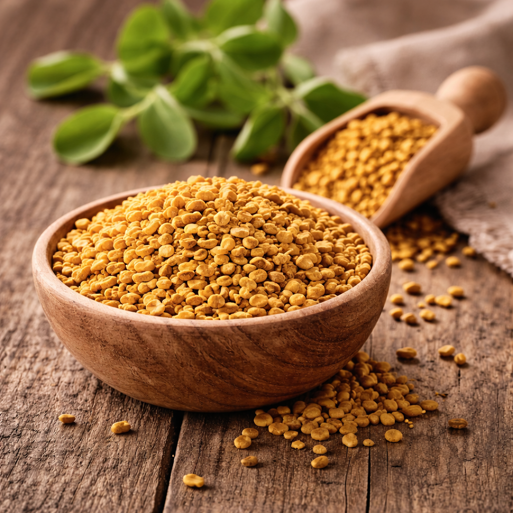 Fenchelsamen in einer Holzschale