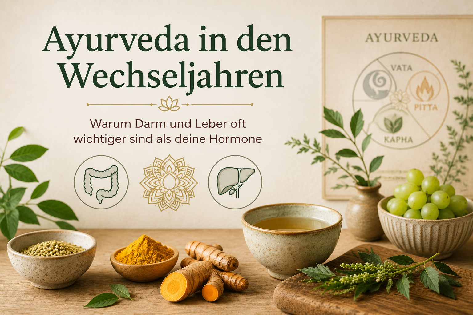 Ayurveda in den Wechseljahren: Warum Darm und Leber so wichtig sind