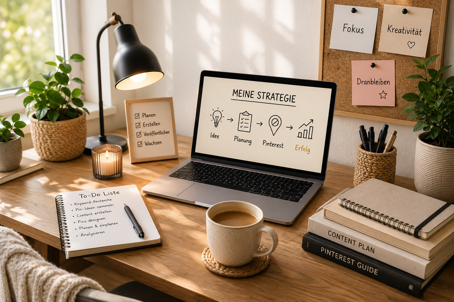 Pin dich Reich, Pinterest, Nebenverdienst, Geld verdienen, konzentrierter Arbeitsmoment am Laptop