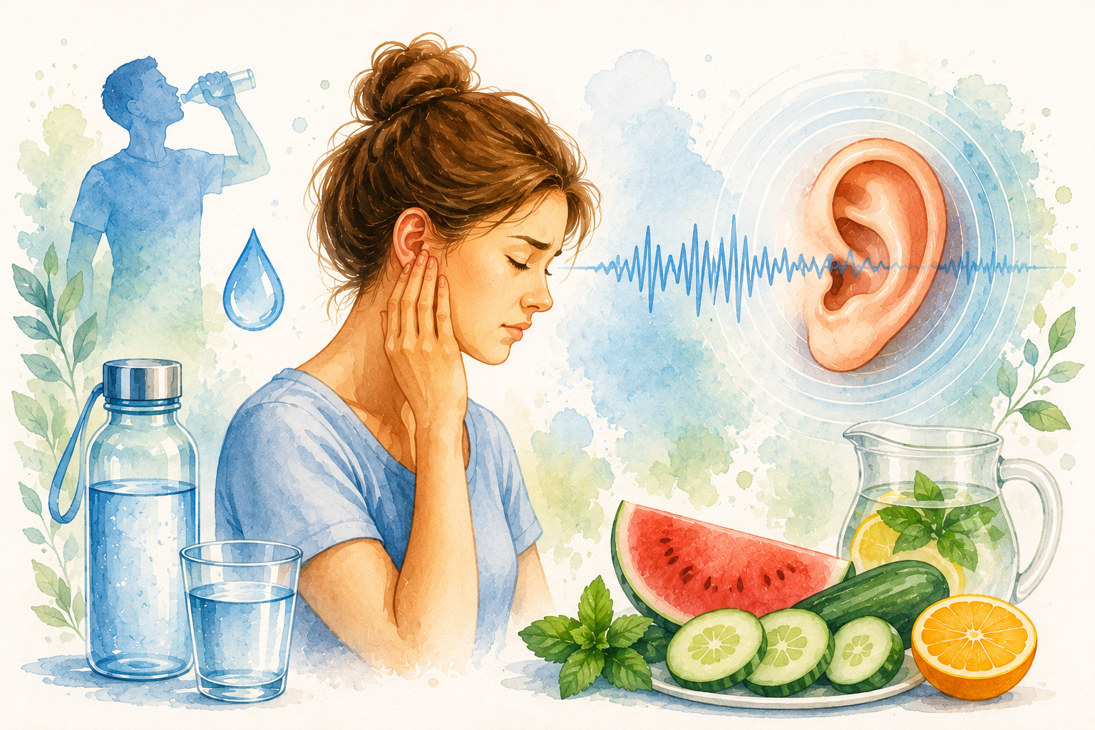 Zu wenig trinken und Tinnitus