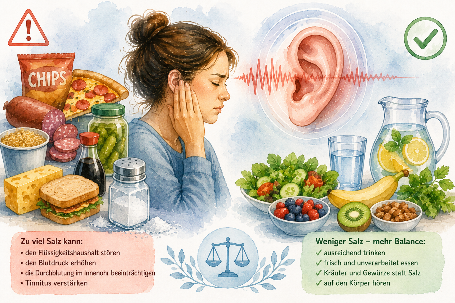 Tinnitus und Salzkonsum