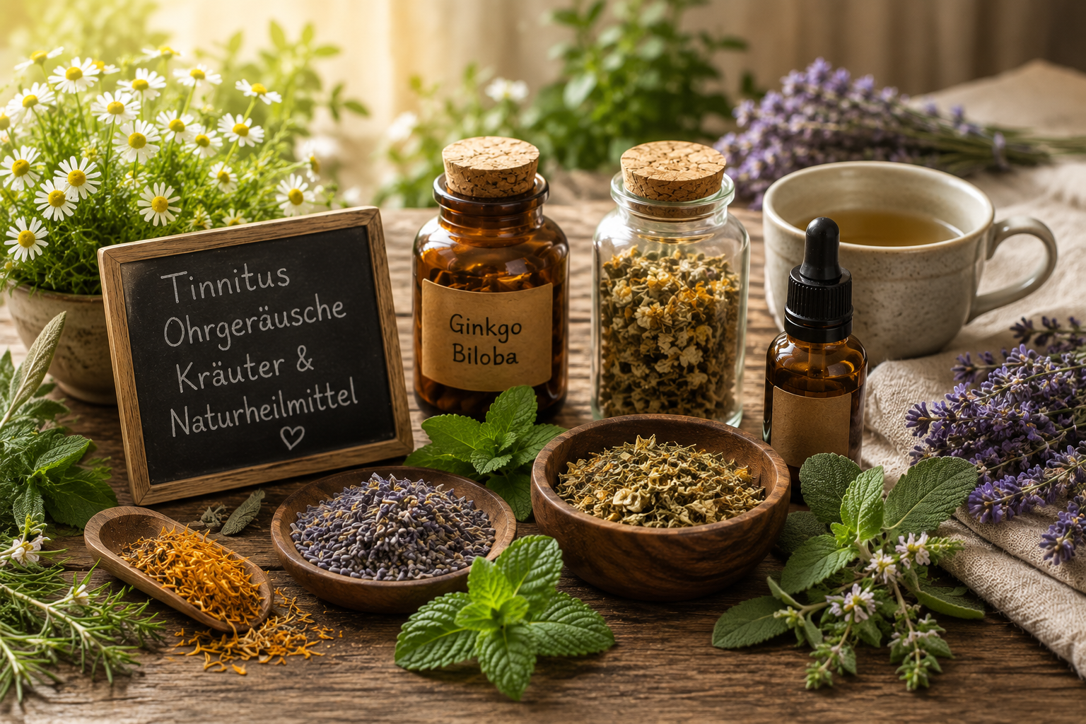 Tinnitus, Ohrgeräusche, Naturheilmittel