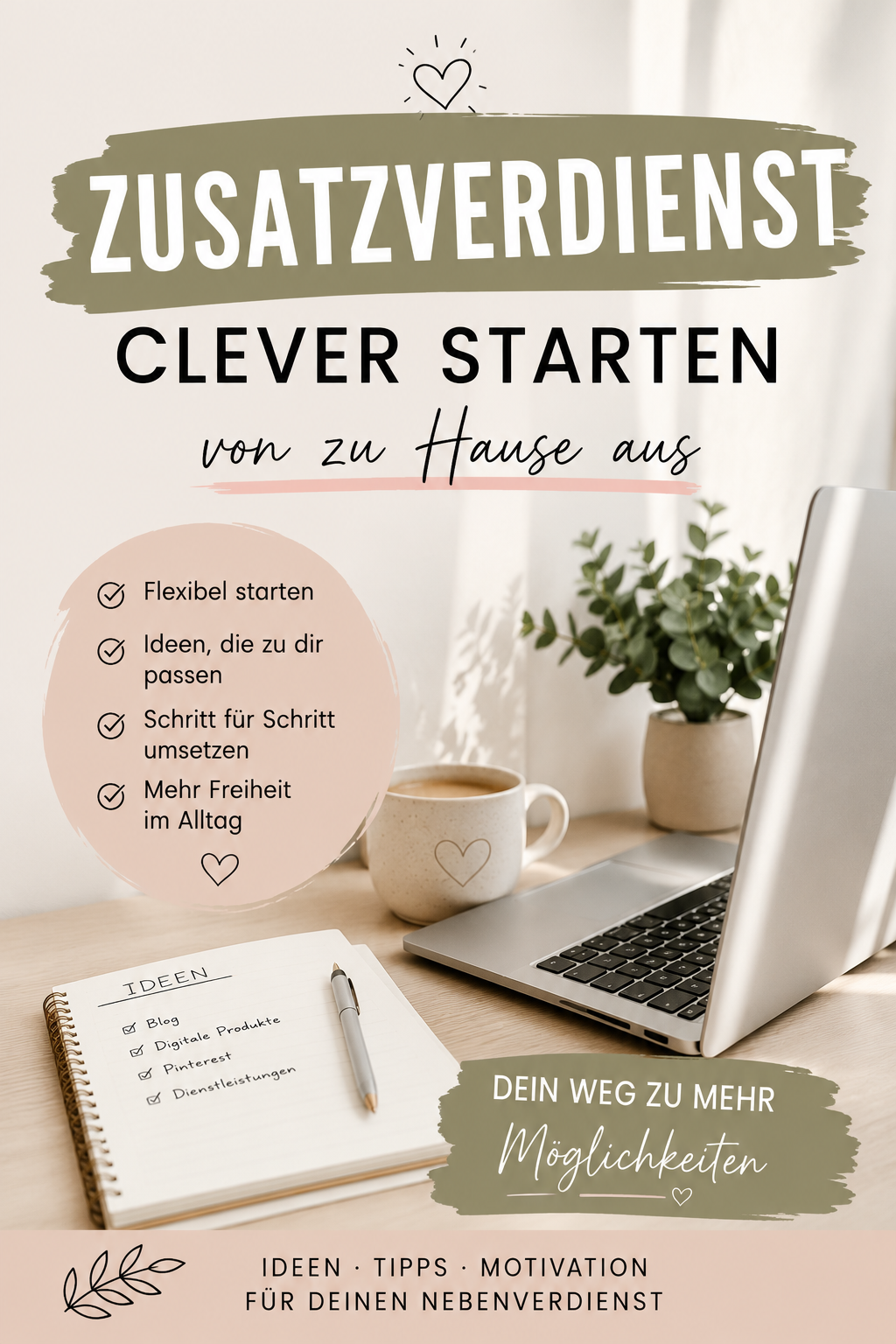Optimierter Pinterest-Pin auf einem Smartphone