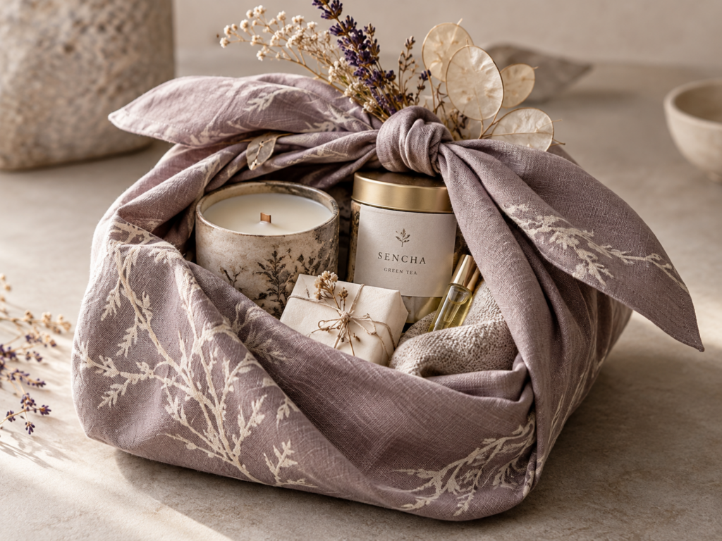 Wellness-Geschenk als Geschenkkorb