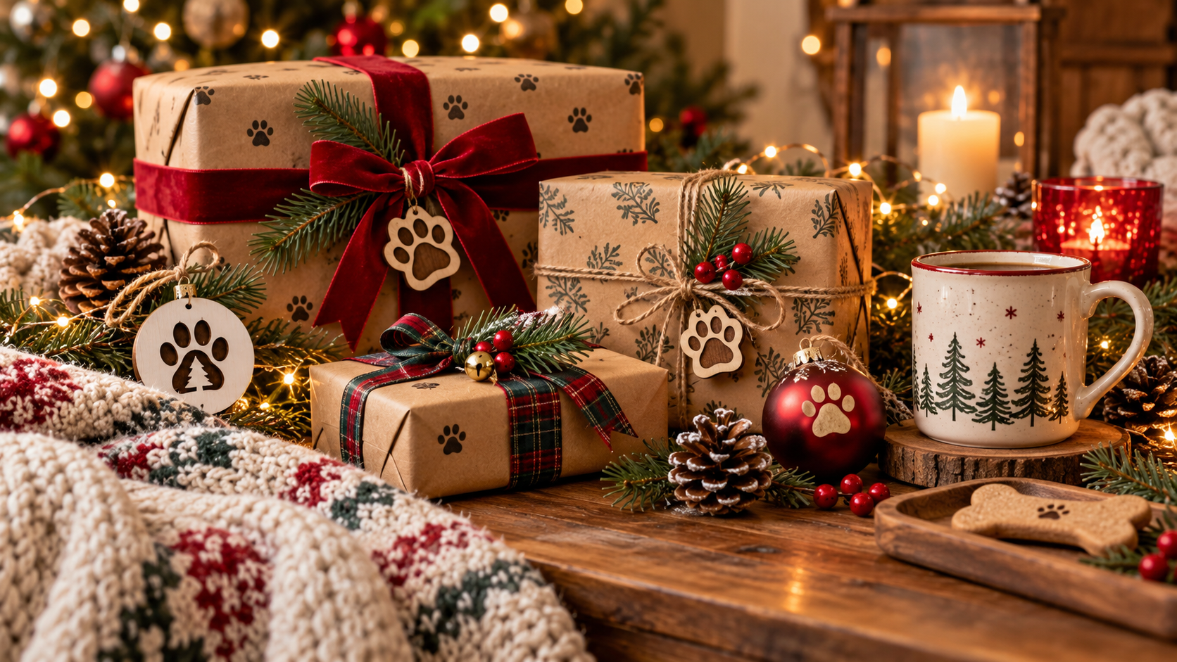 Selbstgemachte Hundekekse mit Backformen und Rezeptbuch als Weihnachtsgeschenk