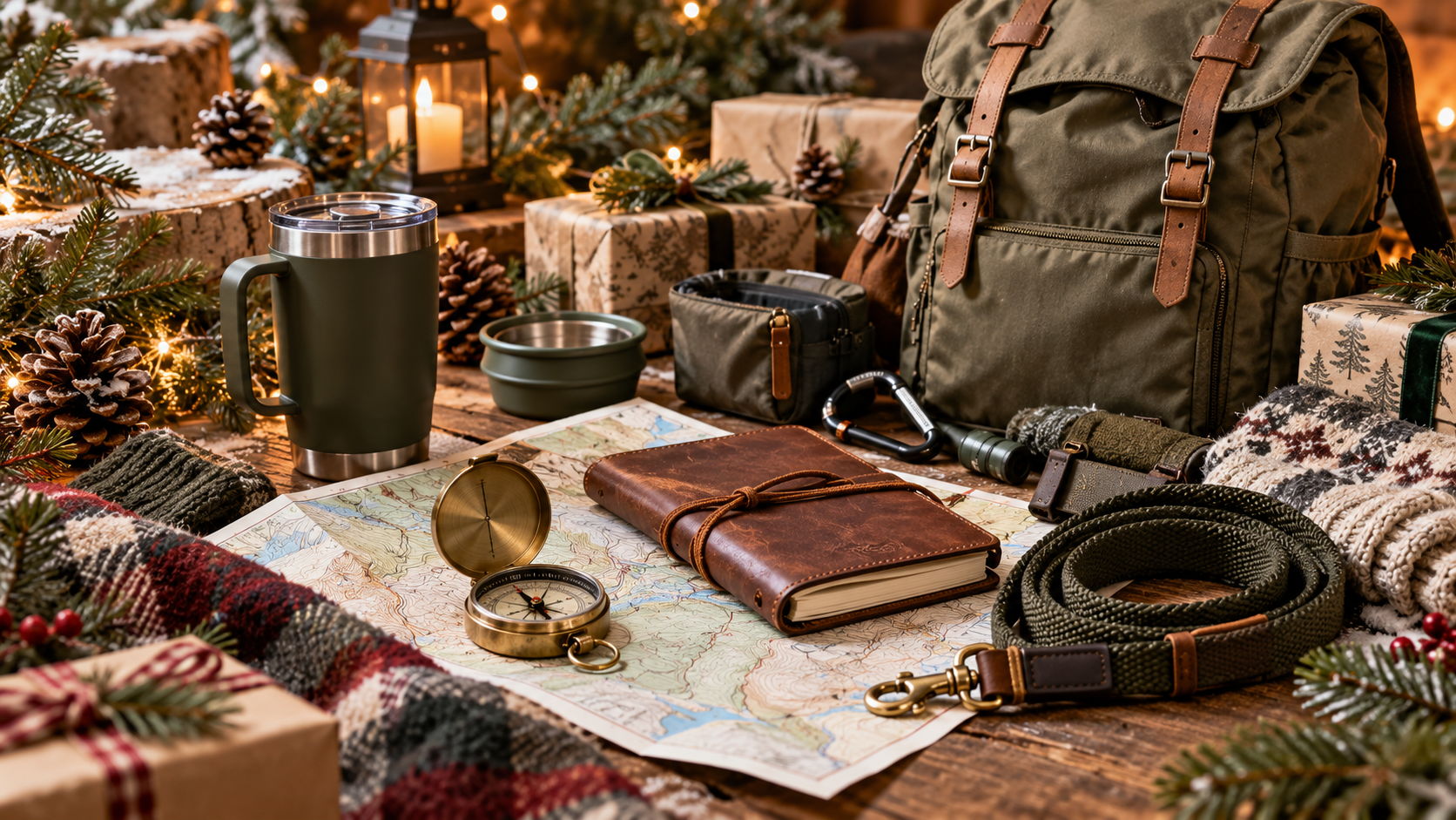 Gemütliches Winter-Wellnesspaket mit warmen Accessoires als Weihnachtsgeschenk